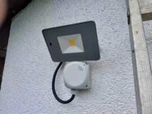 Aussenlampen installiert