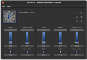 Phoebetria BitFenix Recon Fan Control