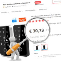 Tuya-Zugangskontrolle für 30 EUR